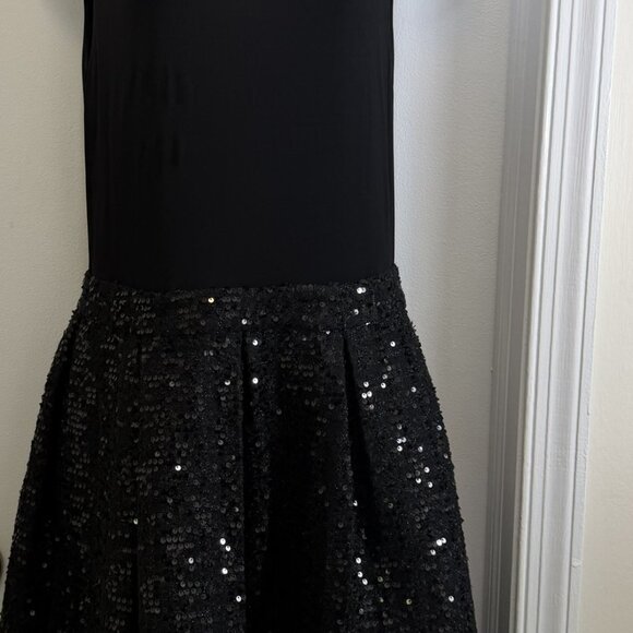 Alice & Olivia Chara Sequined Fit & Flare Minidress Sz 8 NEW w/tags - Picture 7 of 16